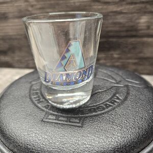 Vintage Arizona DimondBacks Traditional Style/Size Clear  Logo Shot Glass